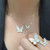 5th image of Rachel Koen 04912 Necklace with Diamonds & Gemstones, New condition