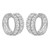 2nd image of Rachel Koen 04966 Earring with Diamonds, Unworn condition