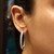 4th image of Rachel Koen 042888 Earring with Diamonds, Unworn condition