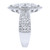 An image of a Rachel Koen brand women's ring with diamonds, displayed in a front-facing view highlighting the intricate setting of multiple diamonds on the band and the larger stones at the top. The ring is positioned centrally against a white background, with the camera angle perpendicular to the ring showcasing the sparkle and design details. The image is taken from a close distance, providing a clear and detailed view of the ring's structure and the brilliant cut of the diamonds.