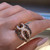 Model Wearing Ring