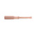 An image of a Cartier women's bracelet screwdriver, displayed horizontally across the center of the frame on a plain, light background. The view is a close-up, showcasing the intricate details and the reflective quality of the rose gold tone screwdriver. The angle and lighting are set to capture the bracelet's elegance and Cartier's signature craftsmanship.