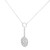 2nd image of Piero Milano 010160 Necklace with Diamonds, Unworn condition