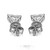 3rd image of Rachel Koen 043124 Earring with Diamonds, New condition
