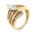 3rd image of Rachel Koen 019963 Engagement Ring with Diamonds, New condition