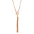 An image of a Louis Vuitton women's necklace featuring a rose gold chain and a pendant adorned with diamonds. The pendant, positioned centrally, displays a grid of sparkling diamonds. Below, multiple rose gold tassels hang elegantly. The necklace is captured from a front angle at a close distance, highlighting the intricate details and craftsmanship.Excellent pre-owned condition. 