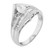 3rd image of Rachel Koen 014707 Engagement Ring with Diamonds, Unworn condition