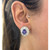 4th image of Rachel Koen 01762 Earring with Diamonds & Gemstones, PreOwned condition