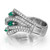 2nd image of Damiani 044095 Ring with Diamonds & Gemstones, Unworn condition