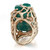 4th image of Rachel Koen 044312 Ring with Gemstones, PreOwned condition