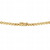 An image of a women's necklace by Rachel Koen, featuring a close-up view of the clasp from a straight-on angle. The necklace is made of linked yellow gold segments and is designed to include diamonds and gemstones, though they are not visible in this section. The photograph is taken from a short distance, focusing on the central clasp area against a plain white background.