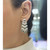 4th image of Rachel Koen 044321 Earring with Diamonds & Gemstones, PreOwned condition