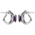 2nd image of Rachel Koen 044335 Earring with Diamonds & Gemstones, PreOwned condition