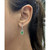 4th image of Rachel Koen 044337 Earring with Diamonds & Gemstones, Unworn condition