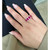 5th image of Rachel Koen 044299 Ring with Diamonds & Gemstones, PreOwned condition