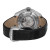 An image of a Wristwatch by OMEGA. This Pre Owned item is designed for Women, featuring a Luxury style. It has a Mechanical (Automatic) movement and an Analog display with a Black dial color. The indices include 12-Hour Dial,Stick Indexes. The band is made of Leather and the case is made of Stainless Steel. The watch has a Round shape with a case size of 38 mm and a case thickness of 15 mm.