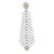 3rd image of Rachel Koen 045235 Earring with Diamonds, New condition