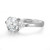 3rd image of Rachel Koen 045967 Engagement Ring with Diamonds, New condition