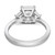 4th image of Rachel Koen 045971 Engagement Ring with Diamonds, New condition
