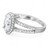 3rd image of Rachel Koen 045979 Engagement Ring with Diamonds, New condition