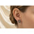 4th image of Rachel Koen 046616 Earring with Diamonds & Gemstones, Unworn condition