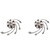 2nd image of Rachel Koen 046616 Earring with Diamonds & Gemstones, Unworn condition