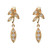 1st image of Rachel Koen 046590 Earring with Diamonds, PreOwned condition