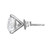 2nd image of Rachel Koen 046506 Earring with Diamonds, New condition