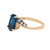 2nd image of Rachel Koen 01628 Ring with Diamonds & Gemstones, PreOwned condition