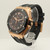 View Of Crown Facing Side Of Audemars Piguet 26401RO.OO.A002CA.02 Rose Gold Watch Pre Owned Condition