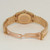 Back View Of Screwback Back Case And Open Yellow Gold Band Of Rolex 18038 Watch Pre Owned Condition