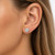 4th image of Rachel Koen 047757 Earring with Diamonds, New condition