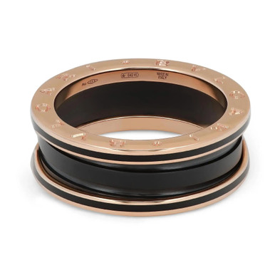 BVLGARI スピネリリング ブラック/ローズゴールド 0__68370.1771521008.386.513.