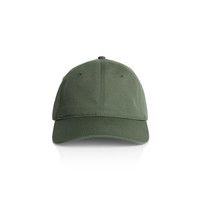 A green cap with a curved brim and a logo on the front, displayed against a white background.