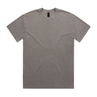 A grey Heavy Faded Tee with a round neckline and short sleeves. The shirt features a logo.