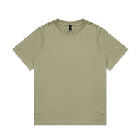 A Heavy Faded Tee in a muted olive green colour, featuring a plain design and a visible brand label.
