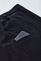 A black cargo skirt with a smartphone tucked into a side pocket. The fabric appears soft and comfortable.