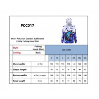 Men's polyester spandex sublimated 1/4 zip fishing hood shirt featuring a starry design in blue and white.