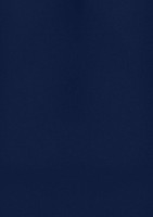 A plain navy short sleeve shirt for women, featuring a subtle logo.