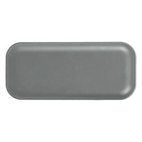 A grey rectangular case, featuring a smooth finish, designed to hold small tools or accessories.