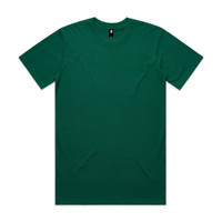 A green Classic Tee t-shirt featuring a crew neck and short sleeves, with a logo at the neckline.