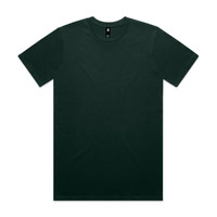 A dark green Classic Tee t-shirt displayed flat, featuring short sleeves and a crew neckline. It has a logo on the label.