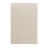 A beige sticky note pad with a textured surface, featuring a subtle embossed design. It has a neutral color scheme.