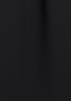 A black long sleeve blouse with a button-up design, featuring a simple and elegant appearance.