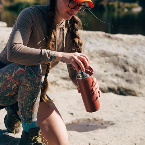 CamelBak Thrive Flip Straw Insulated Stainless Steel Bottle CamelBak Thrive Flip Straw Insulated Stainless Steel Bottle