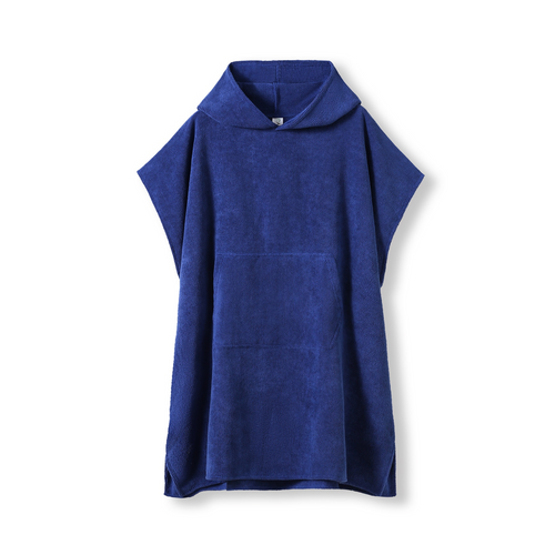 Adult's 380gsm polyester/nylon hooded towel with kangaroo pocket