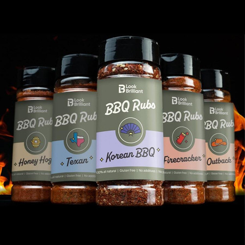 Smokey Joe's BBQ rubs lineup including Korean BBQ and Firecracker.