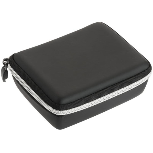 A black first aid kit with a zippered closure, featuring a sleek, compact design. A black first aid kit with a zippered closure, featuring a sleek, compact design.