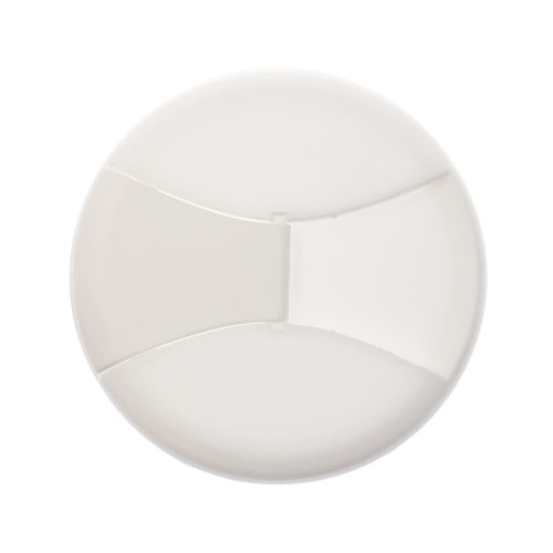 A reusable coffee cup featuring a cork band, designed for eco-friendly beverages. The cup has a sleek white finish.