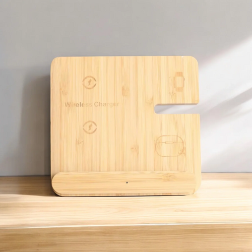 Wooden Wireless Charging Station